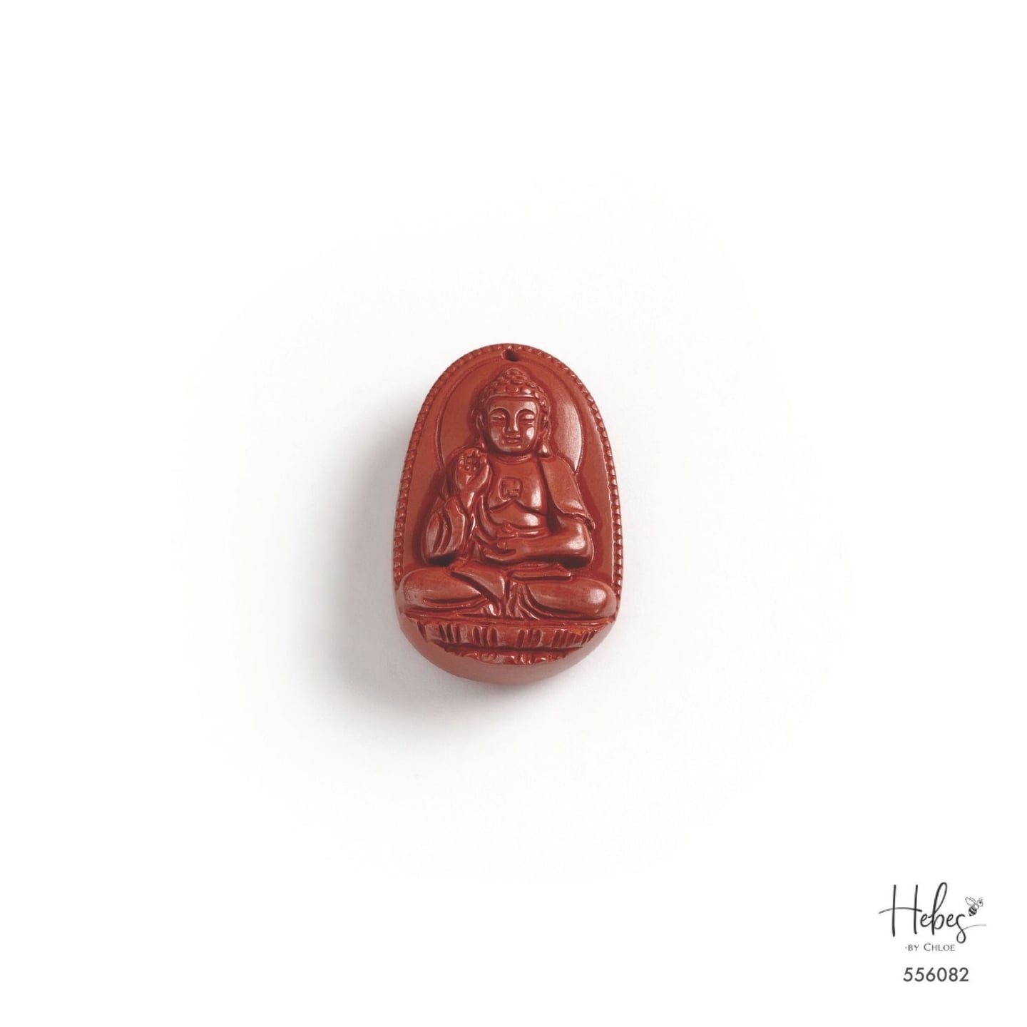 Cinnabar Amitabha Buddha Pendant 556082