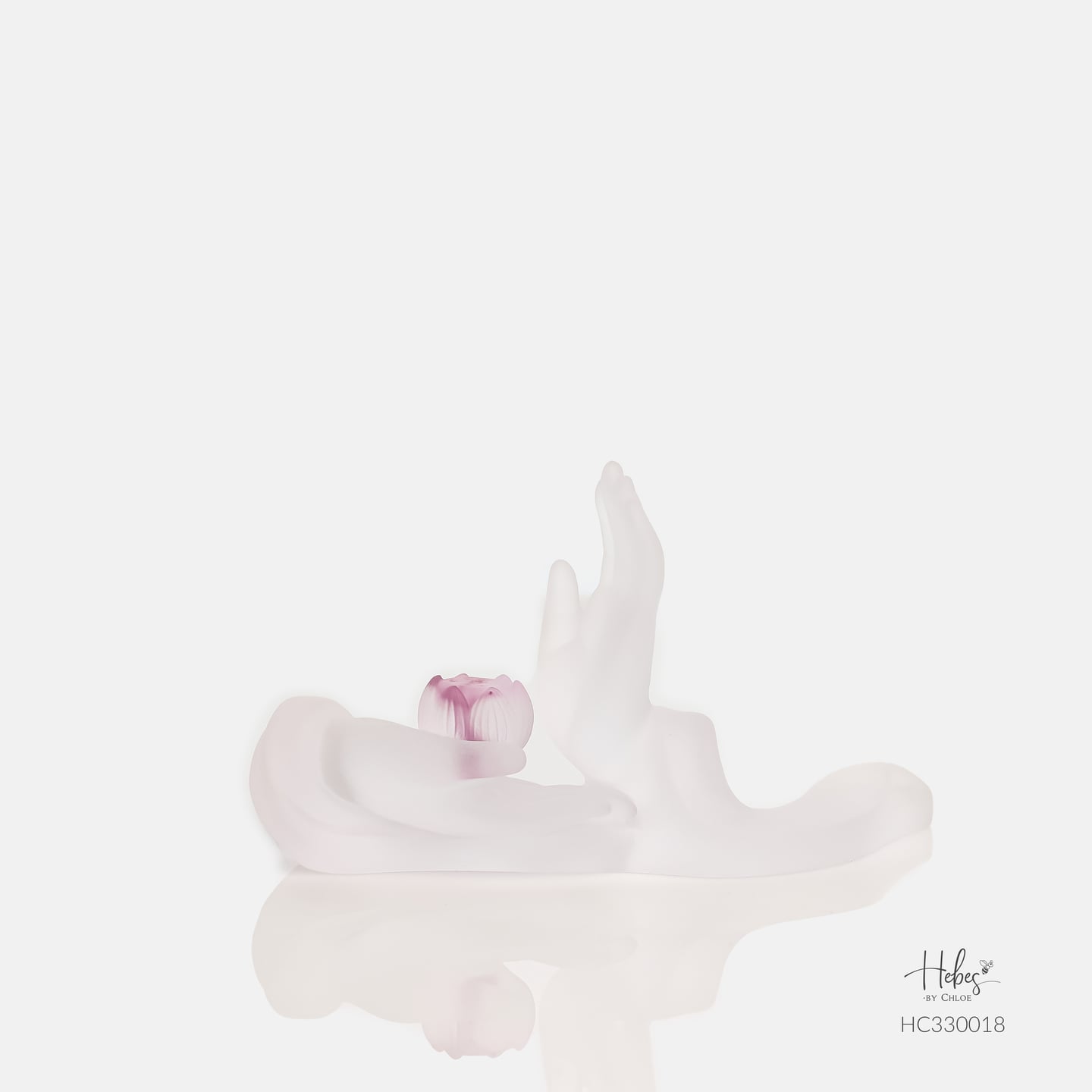 Crystal Fengshui Guayin Hand Incense Holder HC330018